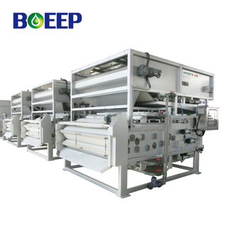 Automatic Belt Press Dehydrator for Biochemical Wastewater Sludge Cake Solid