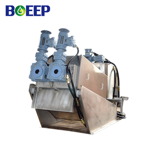 Easy Operation Volute Screw Filter Press Sludge Dewatering Machine for Waste Water Treatment