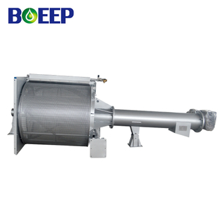 Inclined Rotary Drum Screening Machine for Sewage Preliminary Treatment