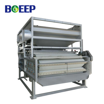  belt filter press for sludge dewatering machine